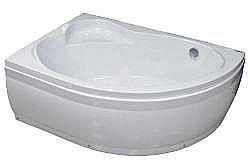 Акриловая ванна Royalbath ALPINE 140 левая купить в интернет-магазине сантехники Sanbest