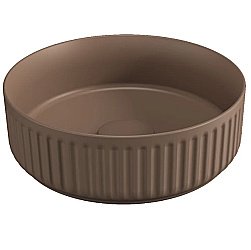 Раковина ISVEA Infinity Ion 36 10NF66036SV-2H коричневый матовый купить в интернет-магазине Sanbest