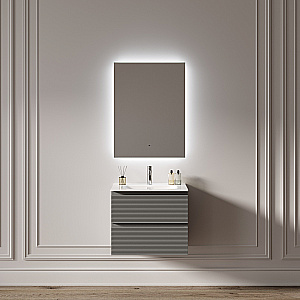 Зеркало с подсветкой Sancos Square 2.0 SQ2.600 60х80 в ванную от интернет-магазине сантехники Sanbest