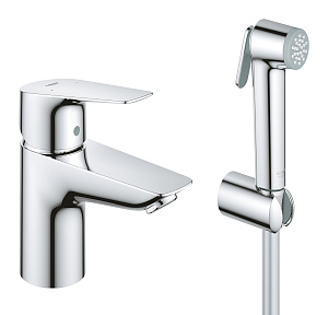 Смеситель для раковины Grohe BauEdge 23757001 хром купить в интернет-магазине сантехники Sanbest