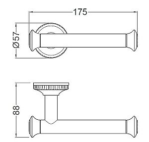 Держатель для туалетной бумаги Schein Superior 7066028 хром/Swarovski купить в интернет-магазине сантехники Sanbest