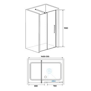 Душевая система RGW Shower Panels SP-6143-01 50140801-01 хром купить в интернет-магазине сантехники Sanbest