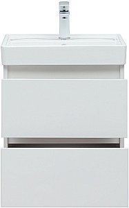 Тумба с раковиной Aquanet Вега 70 белый глянец для ванной в интернет-магазине Sanbest