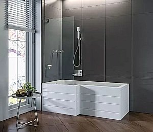 Шторка для ванны Good Door SCREEN BS-80-C-В купить в интернет-магазине Sanbest