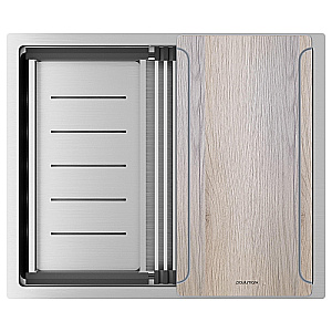 Кухонная мойка Paulmark Next-Multi Sink 58 PM785845-L-BS брашированная сталь купить в интернет-магазине сантехники Sanbest
