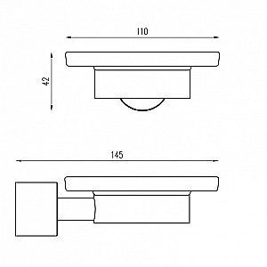 Мыльница Abber Osten 316 AA185A8BGG оружейная сталь брашированная купить в интернет-магазине сантехники Sanbest
