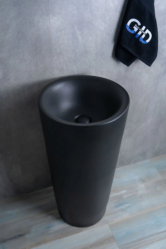 Раковина напольная Gid Autonomo 40 Nb130bg 81110 черная графит купить в интернет-магазине Sanbest