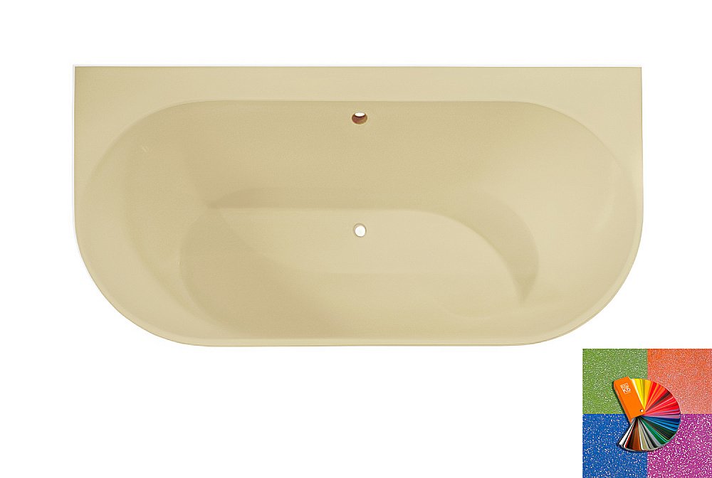 Ванна Эстет Майами 170х85 любой цвет под заказ с блёстками купить в интернет-магазине Sanbest