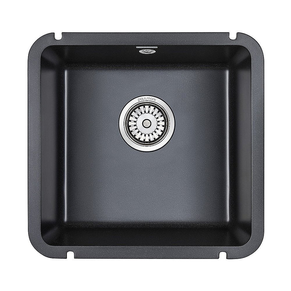 Мойка кухонная Paulmark Unter PM204543-BL черный купить в интернет-магазине сантехники Sanbest