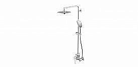 Душевая система Bravat SOURCE F9173218CP-A-ENG купить в интернет-магазине сантехники Sanbest