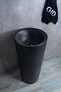 Раковина напольная Gid Autonomo 40 Nb130bg 81110 черная графит купить в интернет-магазине Sanbest