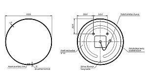 Зеркало Cersanit ECLIPSE 80x80 64147 в ванную от интернет-магазине сантехники Sanbest