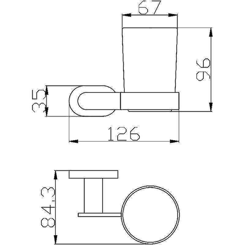 Стакан для зубных щеток Rav-Slezak Yukon YUA0201 хром купить в интернет-магазине сантехники Sanbest