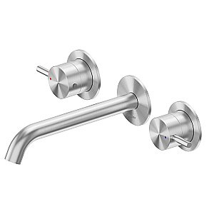 Смеситель для раковины Abber Wasser Kreis 316 AF81123BST-L сталь брашированная купить в интернет-магазине сантехники Sanbest