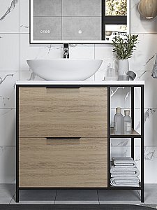 Раковина накладная Cersanit MODUO 57 63571 белая купить в интернет-магазине Sanbest