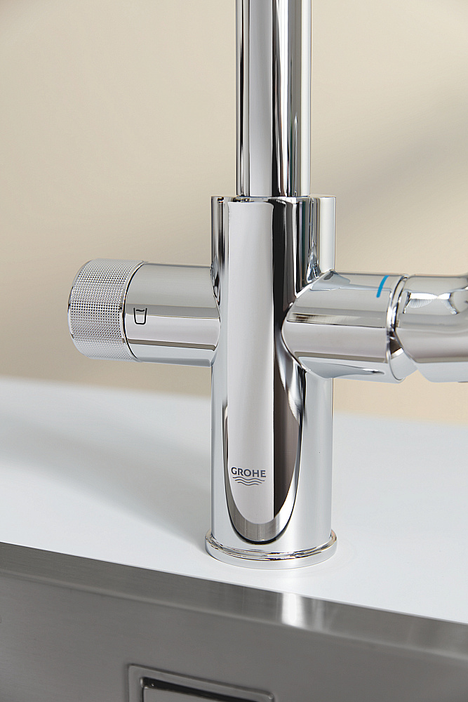 Смеситель для кухни GROHE Blue Pure Minta 30589000 хром купить в интернет-магазине сантехники Sanbest