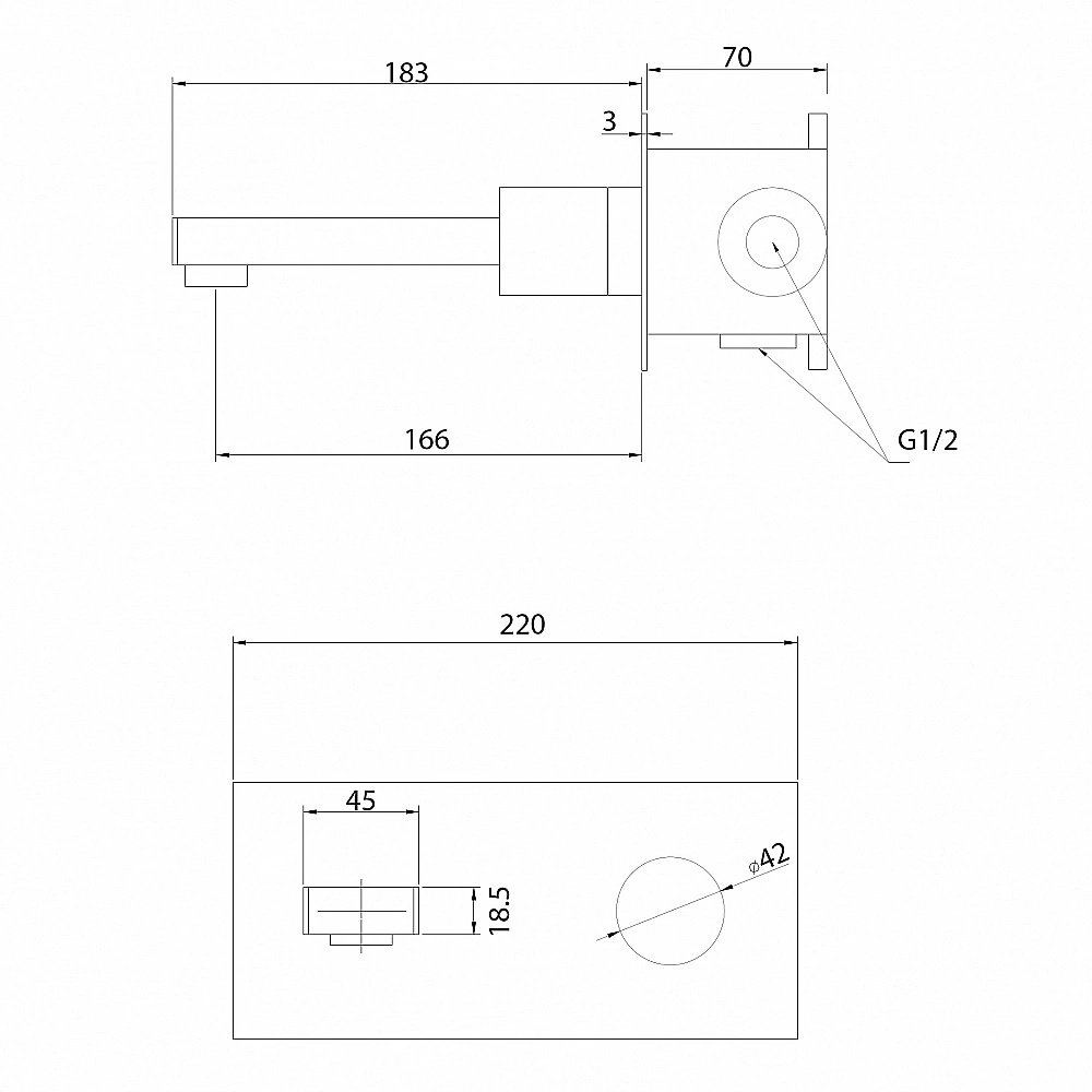 Смеситель для раковины ABBER Rund AF8712NG никель купить в интернет-магазине сантехники Sanbest
