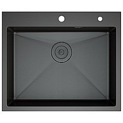 Кухонная мойка D&K 60х45 DKS604506 графит купить в интернет-магазине сантехники Sanbest