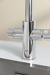 Смеситель для кухни GROHE Blue Pure Minta 30589000 хром купить в интернет-магазине сантехники Sanbest