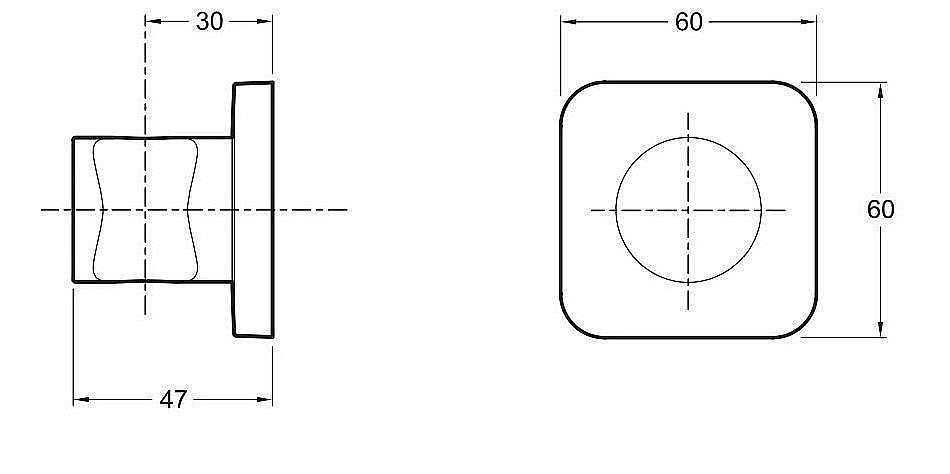 Держатель ручного душа Jacob Delafon MODULO 8464D-CP купить в интернет-магазине сантехники Sanbest