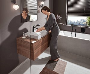 Смеситель для раковины Hansgrohe Vivenis 75020670 купить в интернет-магазине сантехники Sanbest