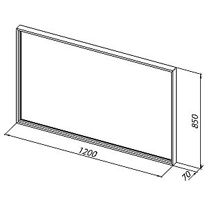 Зеркало Allen Brau LIBERTY 1.330017.60 120 медь в ванную от интернет-магазине сантехники Sanbest