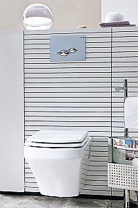 Унитаз подвесной CREAVIT SORTI SR320-11CB00E белый купить в интернет-магазине Sanbest