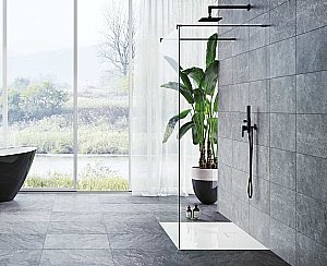 Смеситель для душа Excellent Keria 2045 черный купить в интернет-магазине сантехники Sanbest