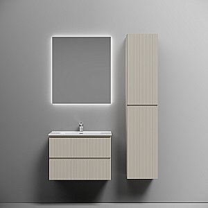 Тумба с раковиной Sancos Snob T 70 SNT70CE бежевая матовая для ванной в интернет-магазине Sanbest