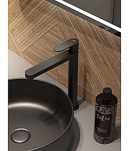 Cмеситель для раковины Agger Sweet A2712144 черный матовый купить в интернет-магазине сантехники Sanbest