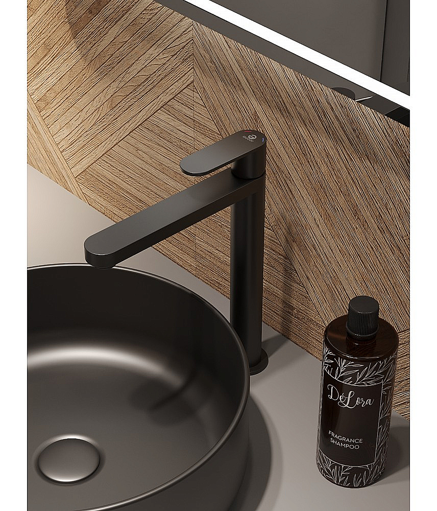 Cмеситель для раковины Agger Sweet A2712144 черный матовый купить в интернет-магазине сантехники Sanbest