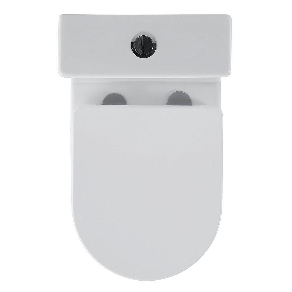 Унитаз напольный Black&White Universe W-7793 белый, безободковый, с бачком купить в интернет-магазине Sanbest