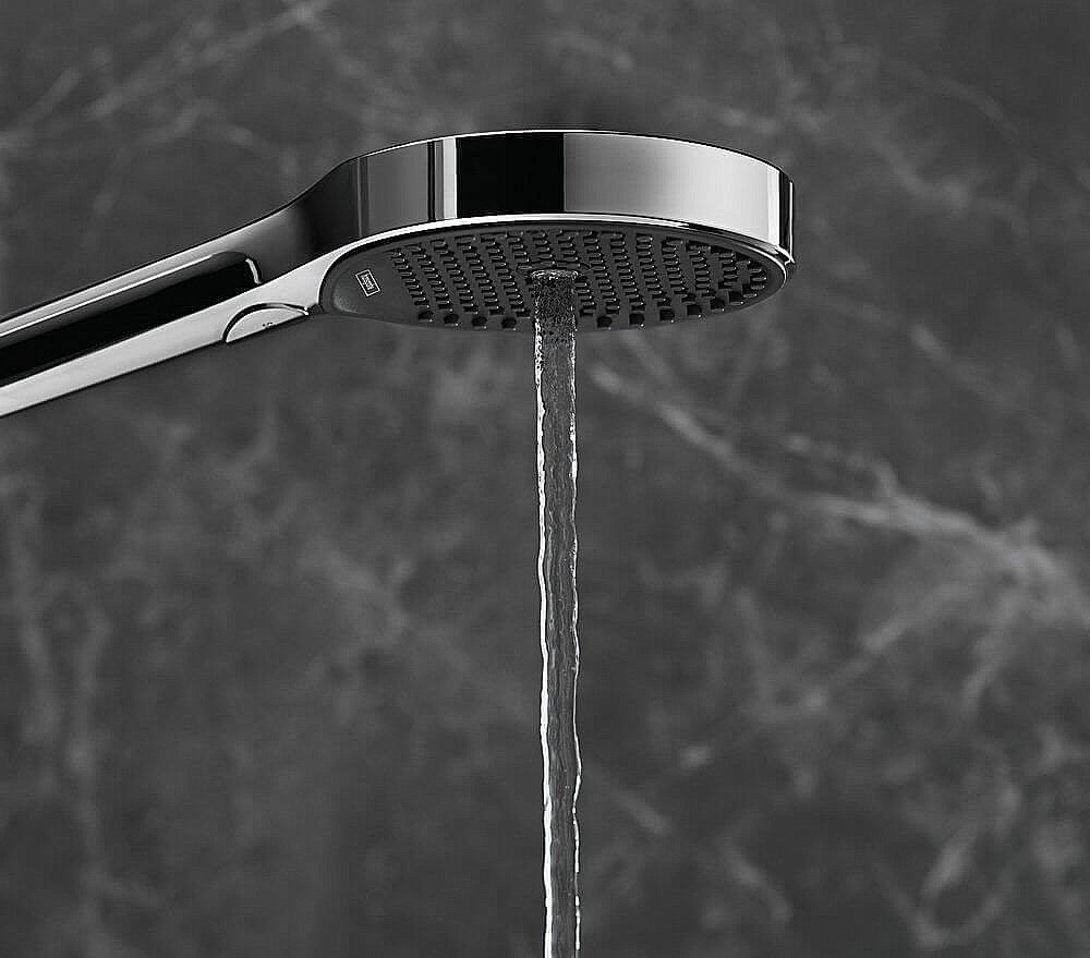 Душевая гарнитура Hansgrohe Rainfinity 130 3jet EcoSmart 27672000 купить в интернет-магазине сантехники Sanbest