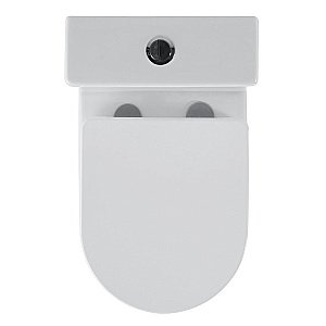 Унитаз напольный Black&White Universe W-7793 белый, безободковый, с бачком купить в интернет-магазине Sanbest