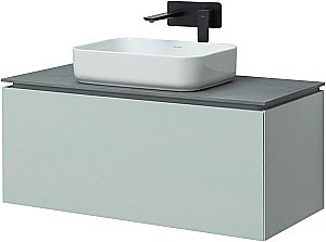 Тумба с раковиной Allen Brau Infinity 100 1.21004.PWM папирус матовый для ванной в интернет-магазине Sanbest