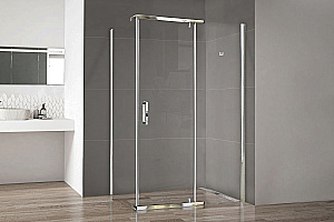Душевой уголок Royal Bath RB HPVD-T-CH 100х80 стекло прозрачное/профиль хром купить в интернет-магазине Sanbest