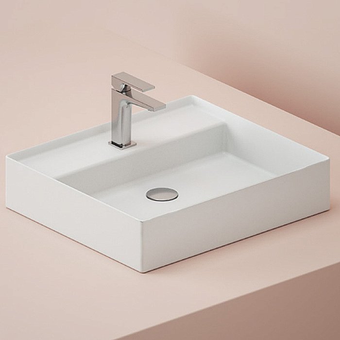 Раковина Artceram Scalino 55 SCL007 05 00 Bianco Matt купить в интернет-магазине Sanbest