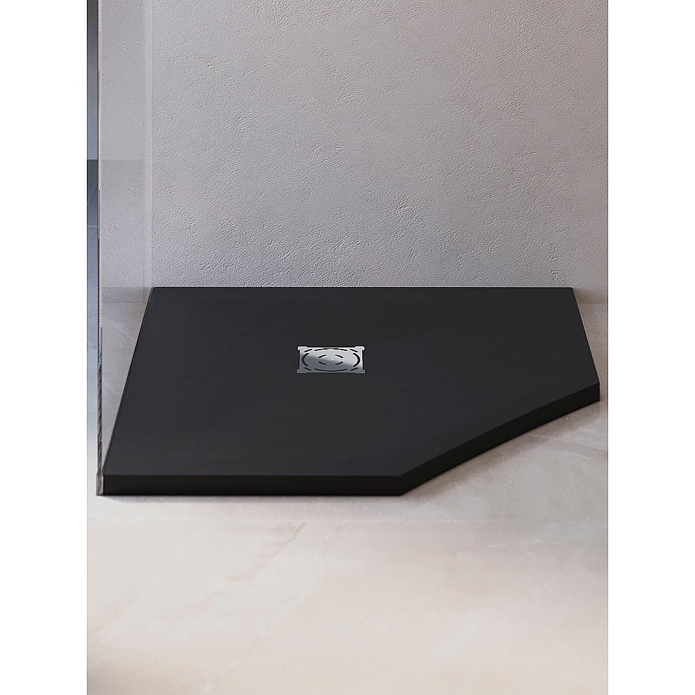 Душевой поддон RGW ST/T-G Stone Tray 16155100-02 100x100 графит купить в интернет-магазине Sanbest