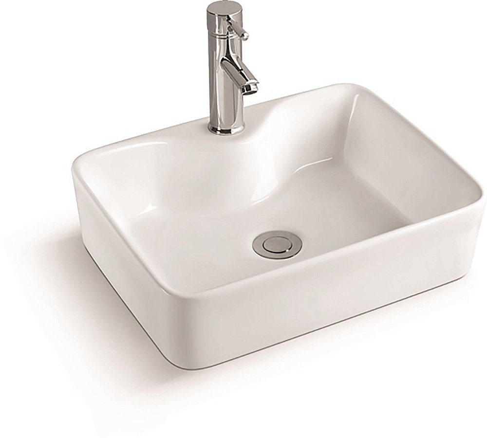 Раковина накладная SantiLine 48 SL-1011 белая купить в интернет-магазине Sanbest