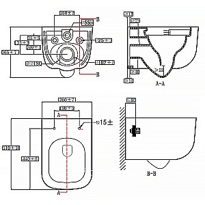 Инсталляция для унитаза Azario AZ-8010-1000 купить в интернет-магазине сантехники Sanbest