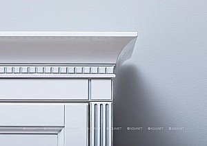 Зеркало Aquanet Селена 201646 90 белый/серебро в ванную от интернет-магазине сантехники Sanbest