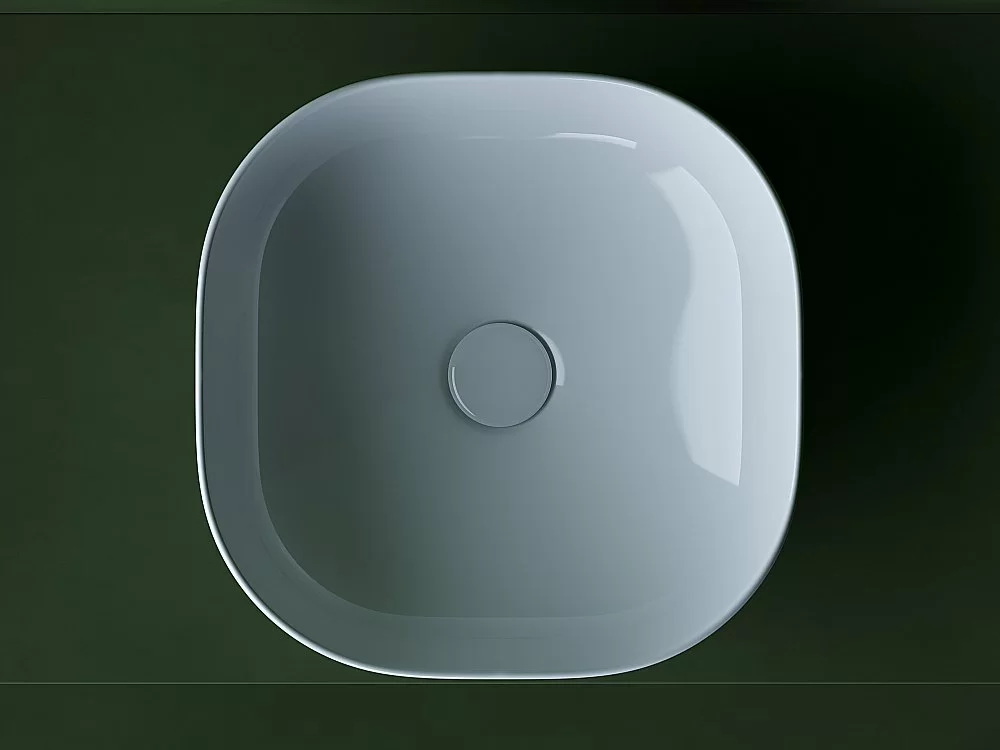 Раковина накладная Ceramica Nova Element 38 CN5032 белая купить в интернет-магазине Sanbest