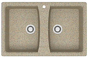 Кухонная мойка Azario Elmas 78х50 CS00078334 песочная матовая купить в интернет-магазине сантехники Sanbest