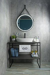 Раковина накладная Gid Lago 61 N9397 51141 белая купить в интернет-магазине Sanbest