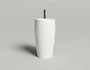 Раковина напольная Salini ALDA 03 130321M 47 из искусственного камня S-Stone, белая матовая купить в интернет-магазине Sanbest