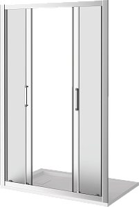 Душевая дверь Good Door LATTE WTW-TD-170-G-WE матовая купить в интернет-магазине Sanbest