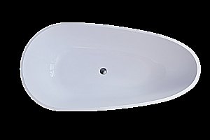 Ванна из искусственного камня Marmo Bagno Венеция 170х84 MB-VN170-85 белая купить в интернет-магазине Sanbest