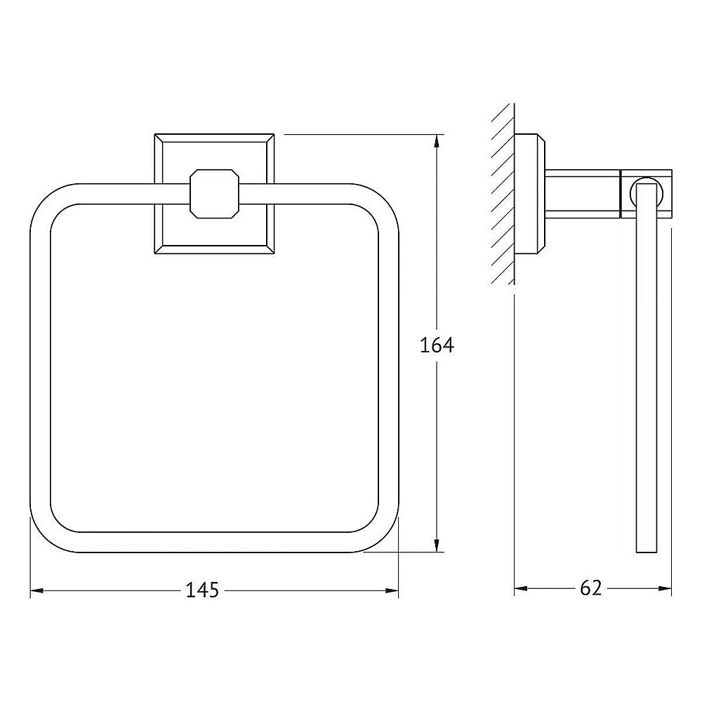 Полотенцедержатель-кольцо ARTWELLE HAGEL 9913 купить в интернет-магазине сантехники Sanbest