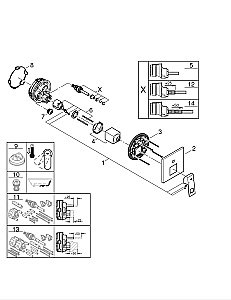 Душевая система Grohe Eurocube 25239000 хром купить в интернет-магазине сантехники Sanbest