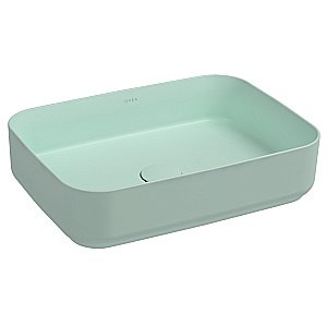 Раковина ISVEA Infinity 50 10NF65050SV-2T мятно-зеленый матовый купить в интернет-магазине Sanbest